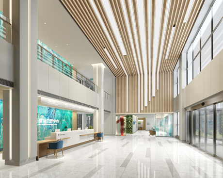 湖南岳阳首家高端体检中心，现代简约设计